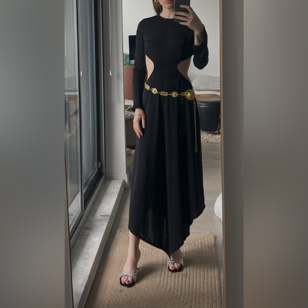LAAGAM Black cut out Lois dress XS - worn once!